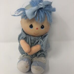 Vintage Fun‎ World Blue Haired Polka dot Outfit Doll